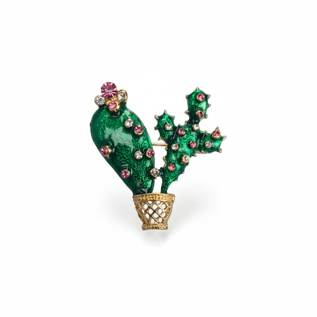 Bijou broche Cacty Exclusivité