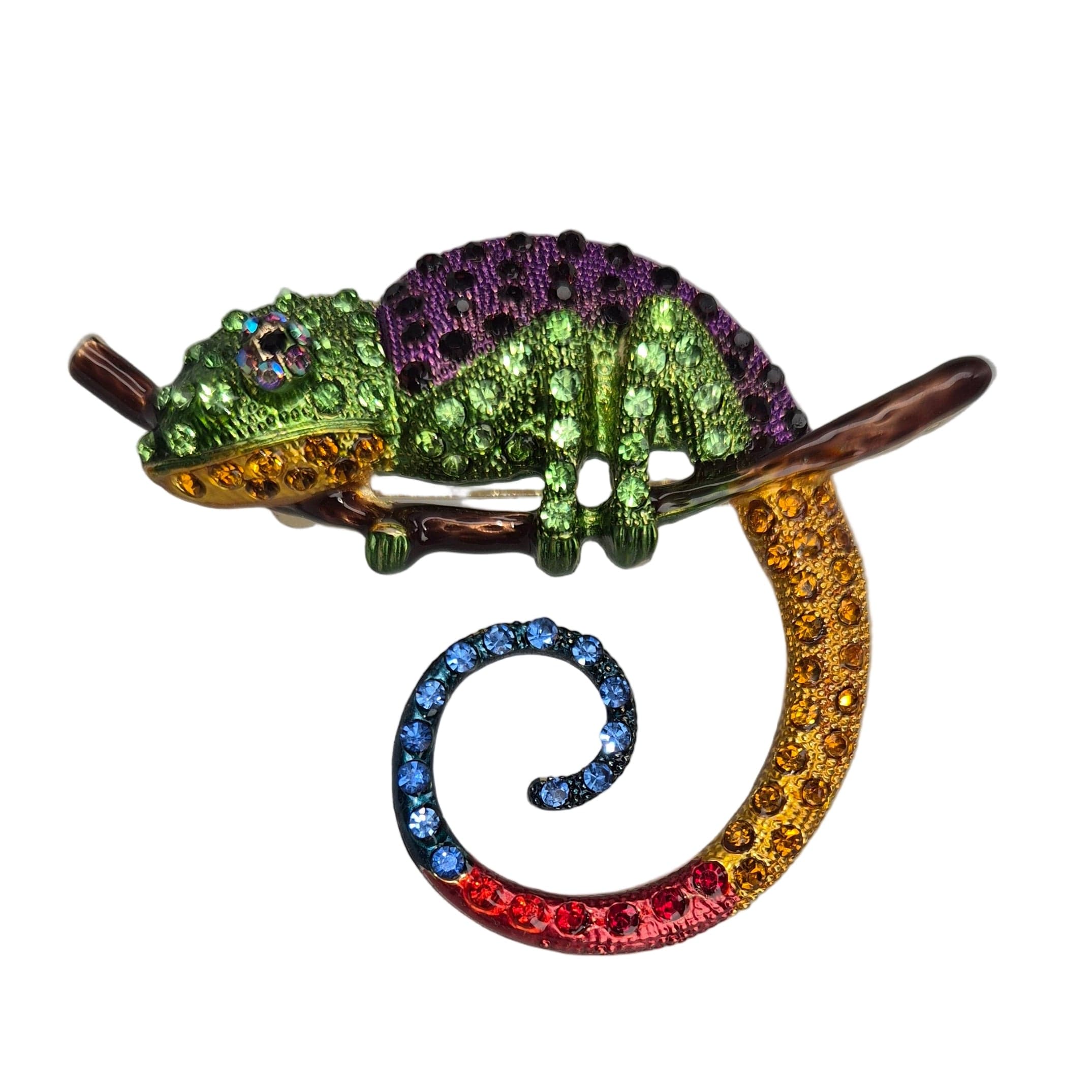 Bijou broche Lézardino